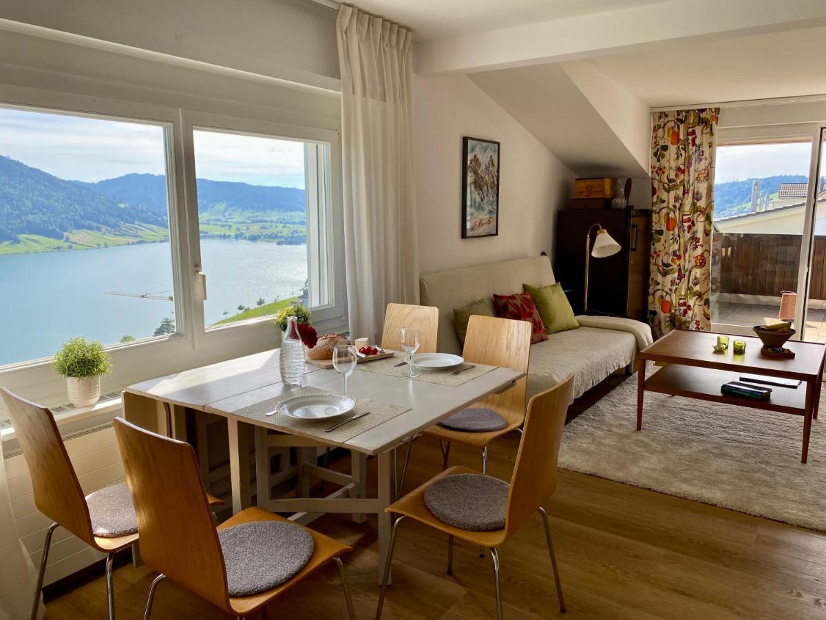 Beautiful Apartment With Fantastic Views Oberageri Bagian luar foto